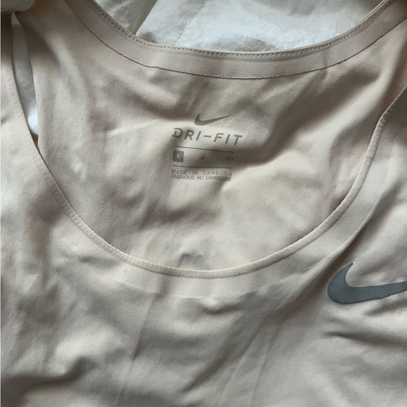 Nike Light Beige Athletic Tank - Picture 2 of 3